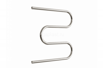 Водяной полотенцесушитель «M» без полочки, вакуумное - золотой хром, (3/4") 50/50