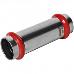 Муфта надвижная ROMMER ВПр 22 мм из нержавеющей стали, RSS-1019-000022