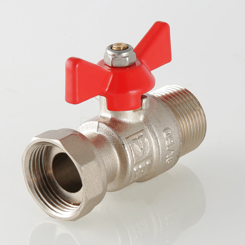 Кран шаровой VALTEC 1" ВР/НР, с накидной гайкой (VT.260.N.0606)