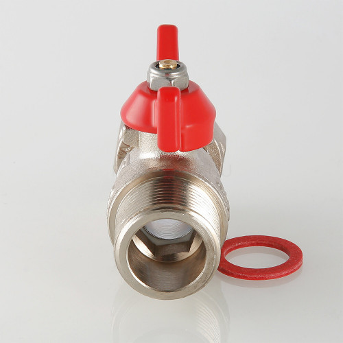 Кран шаровой VALTEC 1" ВР/НР, с накидной гайкой (VT.260.N.0606)