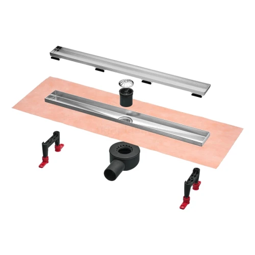 Душевой лоток TECE TECEspring linus 1000 мм, хром, S601000