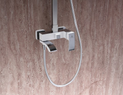 Душевая система GANZER GZ44161-F, с тропическим душем, белый