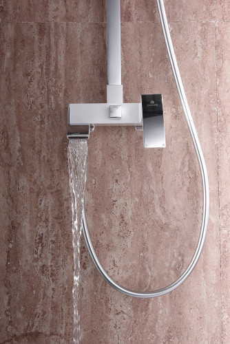Душевая система GANZER GZ44161-F, с тропическим душем, белый