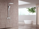 Душевая система GANZER GZ44161-F, с тропическим душем, белый