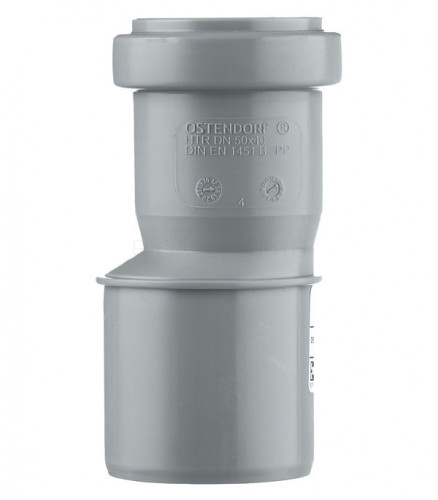 Переходник канализационный HTR 50/40 короткий Ostendorf 112715