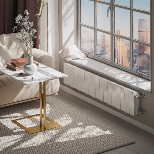 Радиатор биметаллический Royal Thermo PianoForte 200 Bianco Traffico 18 секций, боковое подключение