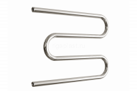 Водяной полотенцесушитель «M» без полочки, вакуумное - золотой хром, (3/4") 50/70
