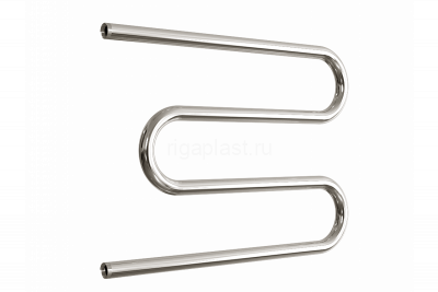 Водяной полотенцесушитель «M» без полочки, вакуумное - золотой хром, (3/4") 50/70