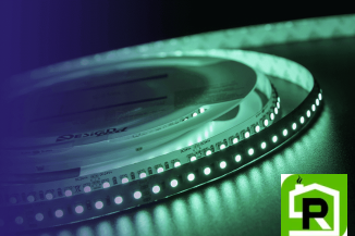 Лента светодиодная LUX, 3535, 120 LED/м, 20 Вт/м, 24В, IP33, RGB (K)