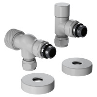 Набор термостатический осевой 1/2" Royal Thermo Design Pro 15мм М30х1,5 (Белый)