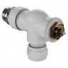 Набор термостатический осевой 1/2" Royal Thermo Design Pro 15мм М30х1,5 (Белый)