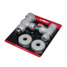 Набор термостатический осевой 1/2" Royal Thermo Design Pro 15мм М30х1,5 (Белый)