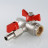 Кран шаровой VALTEC BASE 1/2" ВР/ВР, с обратным клапаном и дренажом (VT.248.N.04)