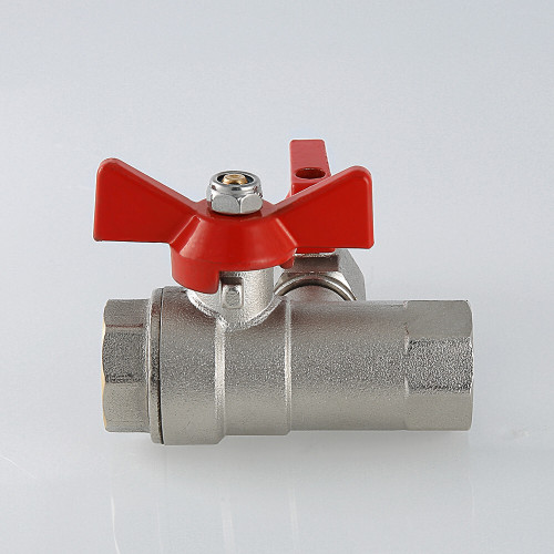 Кран шаровой VALTEC BASE 1/2" ВР/ВР, с обратным клапаном и дренажом (VT.248.N.04)