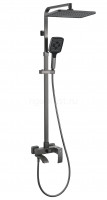 Душевая система GANZER GZ44161-Q, с тропическим душем, графит