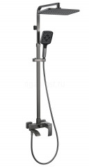 Душевая система GANZER GZ44161-Q, с тропическим душем, графит