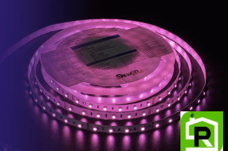 Лента светодиодная LUX, 3535, 60 LED/м, 14,4 Вт/м, 24В, IP33, RGB (K)