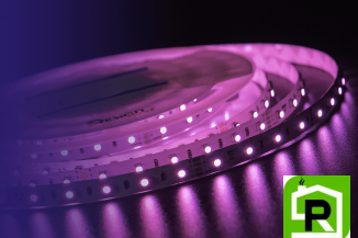 Лента светодиодная LUX, 3535, 60 LED/м, 14,4 Вт/м, 24В, IP33, RGB (K)