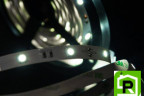 Лента со скотчем 3М светодиодная стандарт 5050, 30 LED/м, 7,2 Вт/м, 12В , IP20, Цвет: Холодный белый