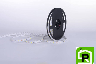 Лента со скотчем 3М светодиодная стандарт 5050, 30 LED/м, 7,2 Вт/м, 12В , IP20, Цвет: Холодный белый