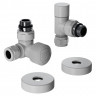Набор термостатический трехосевой 1/2" Royal Thermo Design Pro 15мм М30х1,5 (Белый)