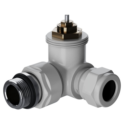 Набор термостатический трехосевой 1/2" Royal Thermo Design Pro 15мм М30х1,5 (Белый)