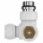 Набор термостатический трехосевой 1/2" Royal Thermo Design Pro 15мм М30х1,5 (Белый)