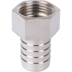 Штуцер STOUT ВР 1/2"×18 мм, никелированный, SFT-0066-001218