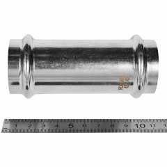 Муфта надвижная ROMMER ВПр 42 мм из нержавеющей стали, RSS-1019-000042