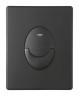 Инсталляция для унитаза GROHE 1000044, комплект 3 в 1, панель смыва овальный, черный матовый