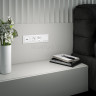 Розетка с заземлением, шторками и USB тип A+C Werkel (белый) W1171701