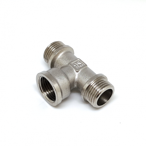 Тройник никелированный 3/4* 3/4* 3/4 НР/ВР-НР ZEISSLER, ZSr.163.0805