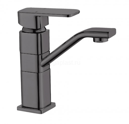 Смеситель для раковины ViEiR V113513-G, с высоким изливом, графит