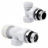 Набор термостатический осевой Royal Thermo Design 1/2" М30х1,5 (Белый)
