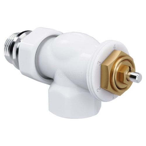 Набор термостатический осевой Royal Thermo Design 1/2" М30х1,5 (Белый)