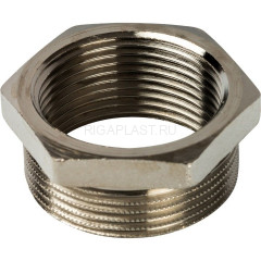 Футорка STOUT 1 1/4"×1", никелированная, SFT-0029-001141
