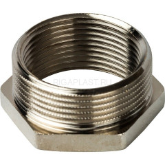 Футорка STOUT 1 1/4"×1", никелированная, SFT-0029-001141